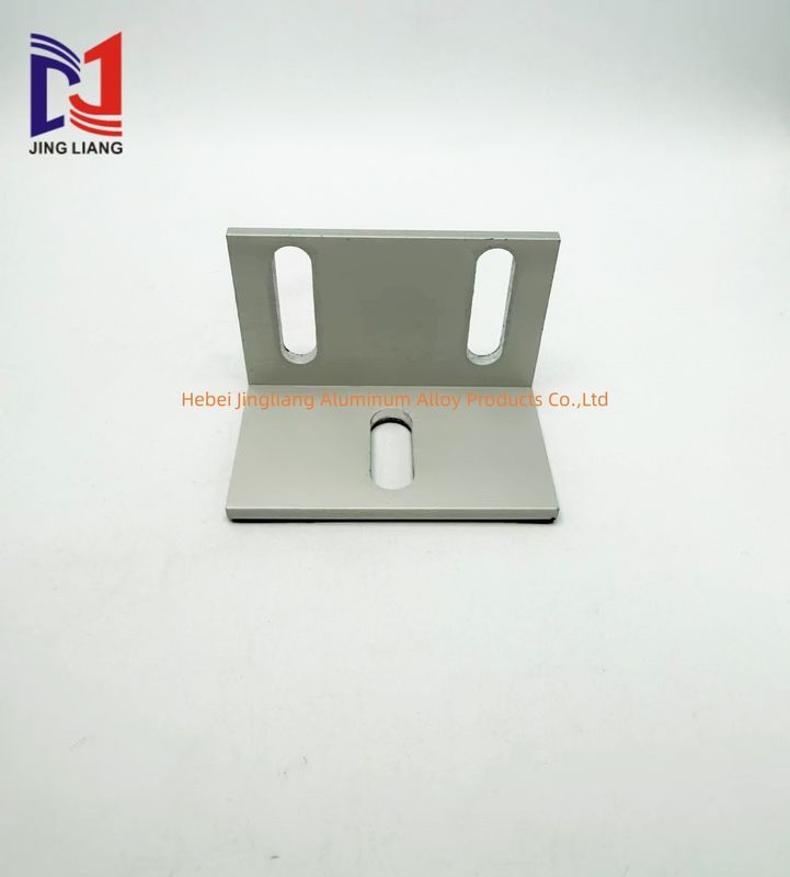 Endüstriyel Sınıf 80*50*50mm Anodizasyon Oksidasyon Finishli Köşeli Bracket