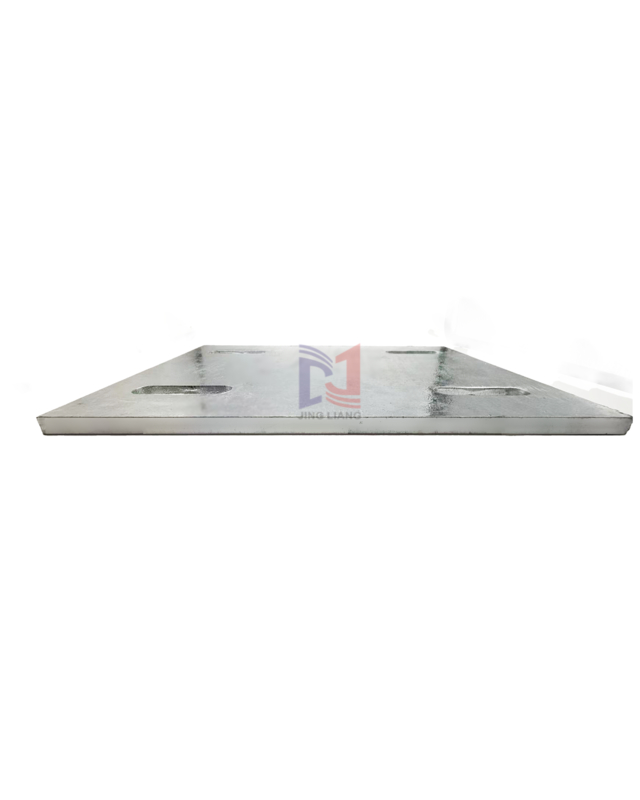 Galvanizli çelik 200mm*300mm*10mm Kaplama Destek Sistemi için gömülü tablo Yüksek dayanıklılık
