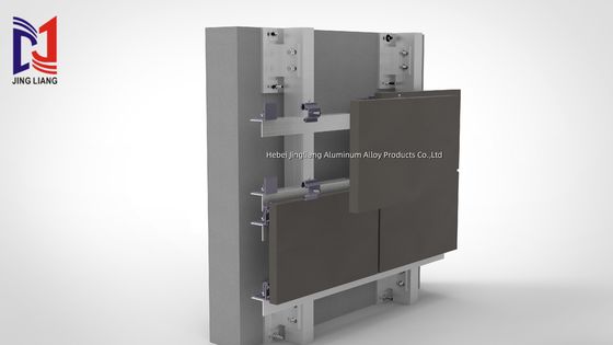 Taş Kulak Kancası Arka Cıvata Destekli Havalandırmalı Cephe Sistemleri